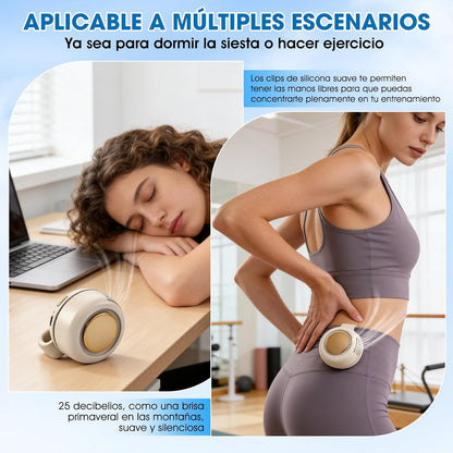 Mini Ventilador de Cuello con Clip