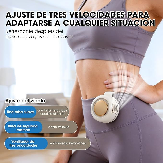 Mini Ventilador de Cuello con Clip